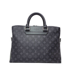 Louis Vuitton Monogram Eclipse Black Odyssey Briefcase Business Bag